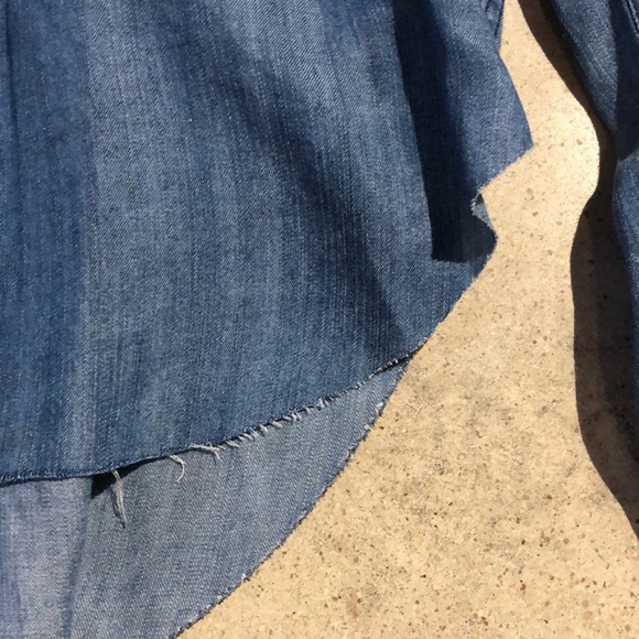 Rails Carter Dark Shadow Chambray Button-Up Shirt - Picture 8 of 12